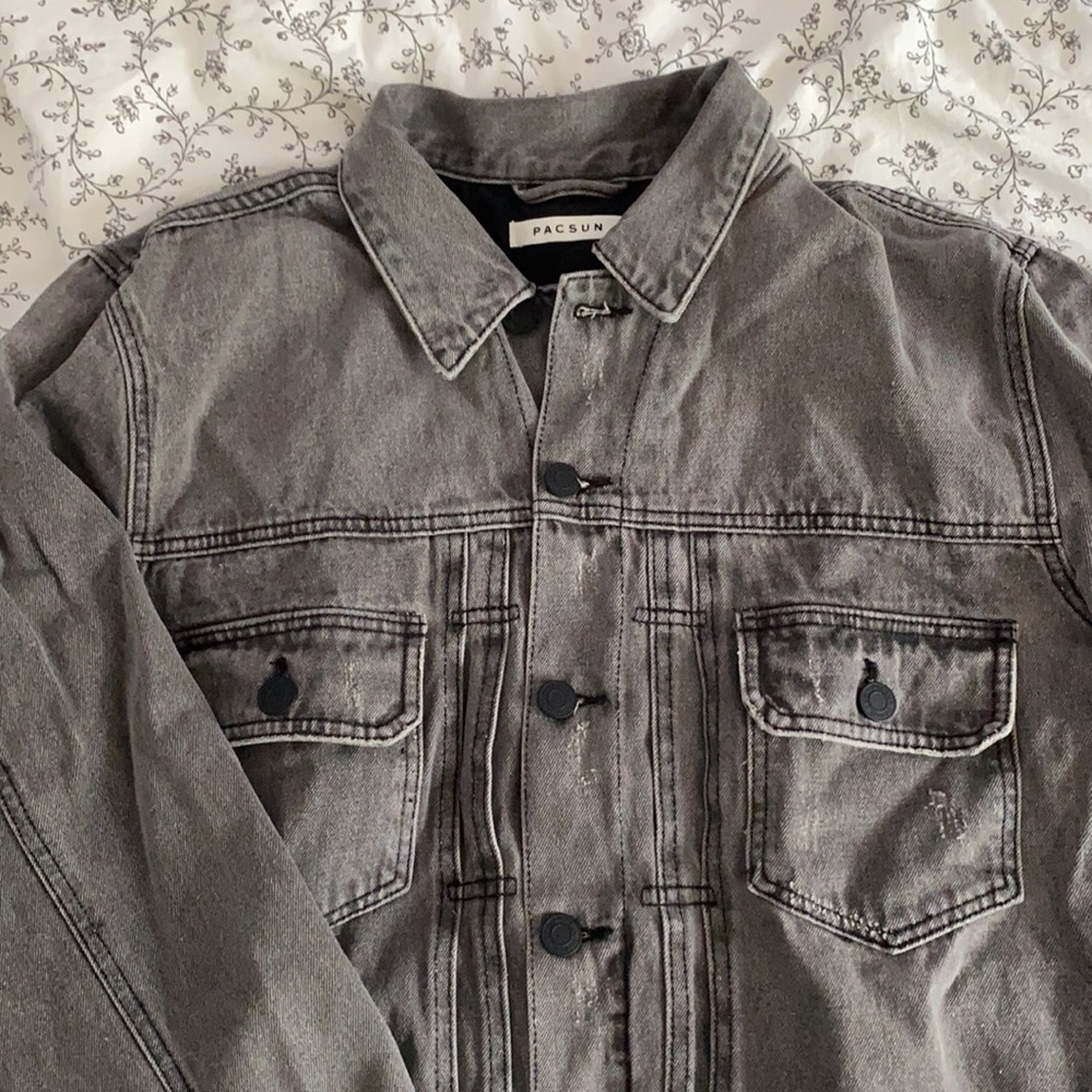 PacSun Dark Grey Jean Jacket